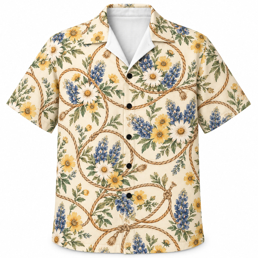 Prairie Lasso Posy Hawaïshirt