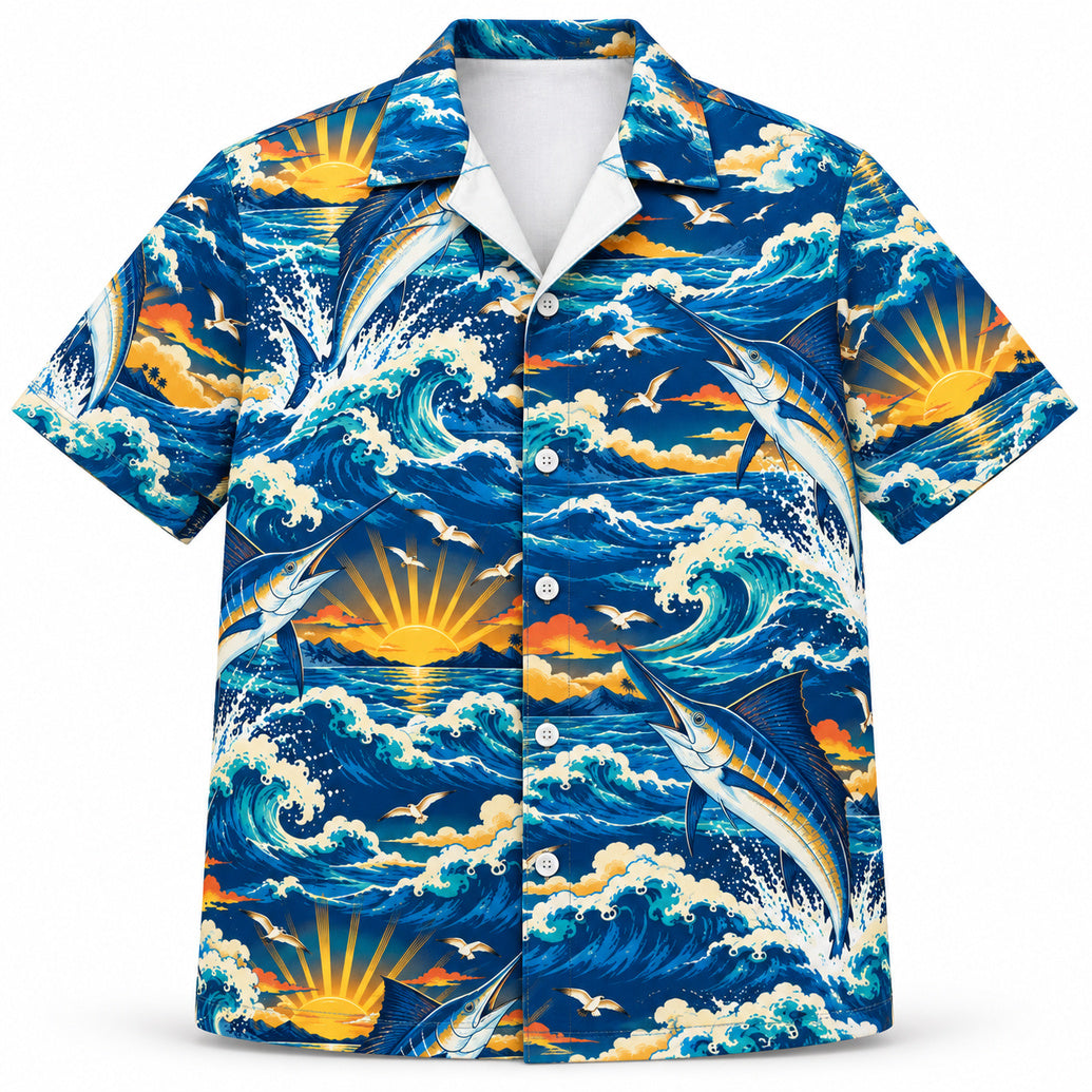 Marlin Sunburst Breakers Hawaiihemd
