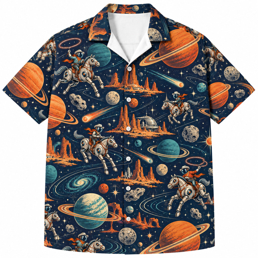 Cosmic Bronco Circuit Hawaiihemd