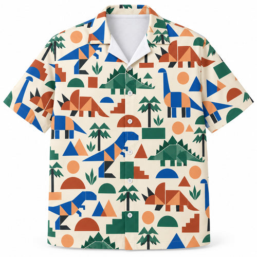Dino Prism Parade Hawaïshirt