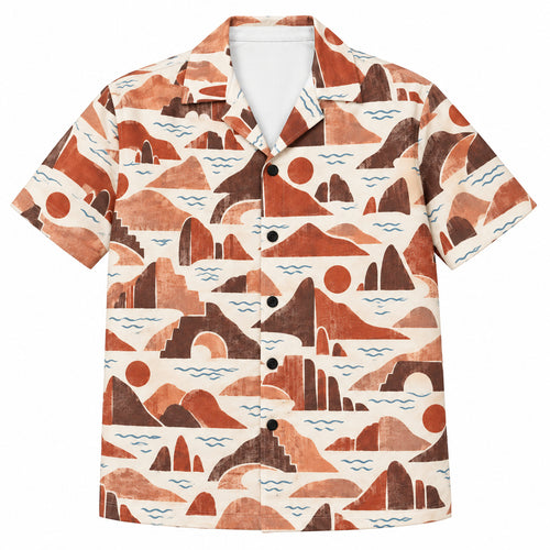 Ember Isle Blocks Hawaïshirt