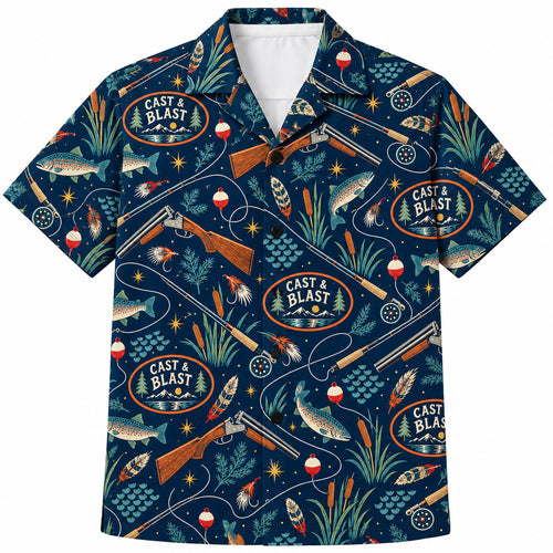 Cast & Blast Field Day Hawaïshirt
