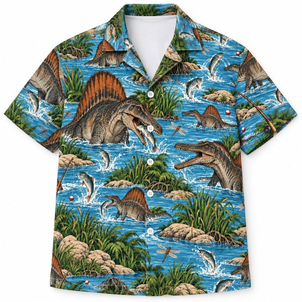 Spinosaur River Cast Hawaiihemd