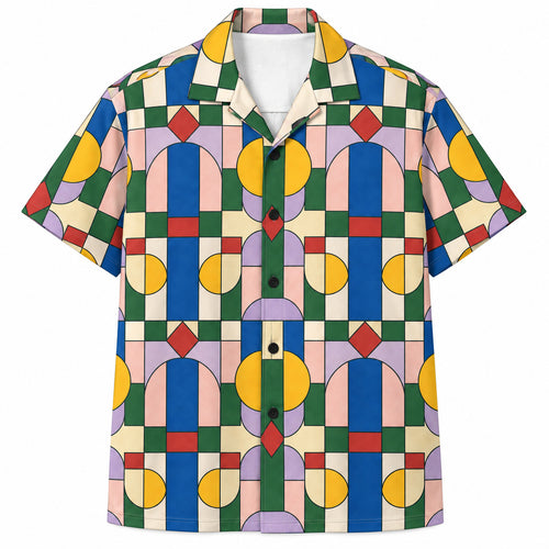 Prismatic Sanctuary Blocks Hawaïshirt