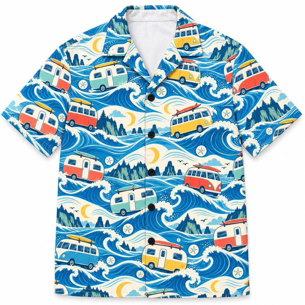 Pacific Caravan Curl Hawaiihemd