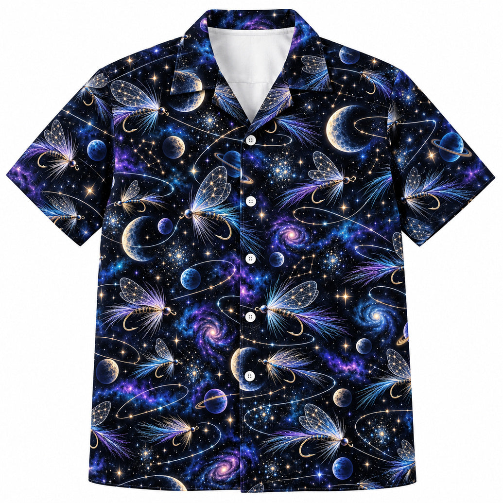 Hawaiihemd „Starlit Fly Constellation“