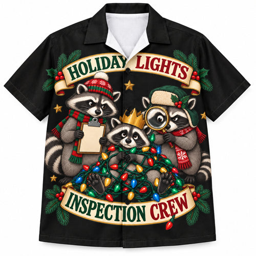 Holiday Lights Inspection Crew Hawaïshirt