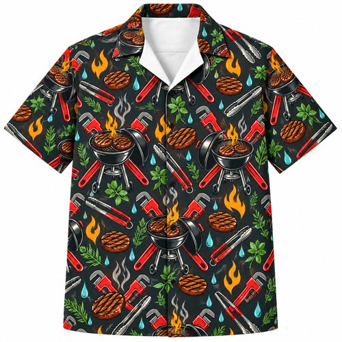 Backyard Pipefire Social Hawaïshirt
