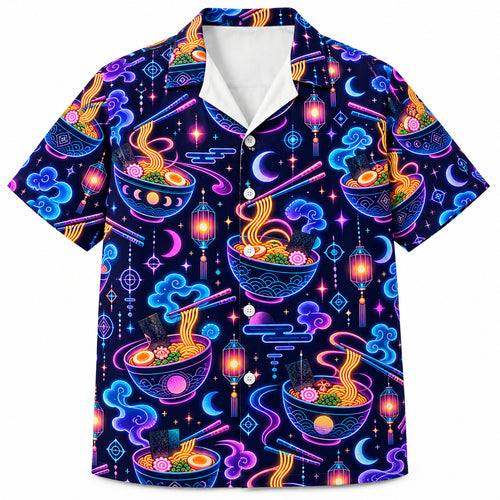 Midnight Noodle Arcade Hawaiihemd