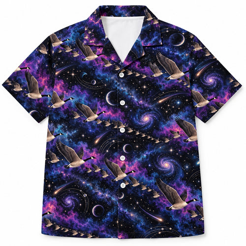 Nebula Flyway Geese Hawaiihemd