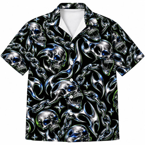 Liquid Skull Linkfire Hawaiihemd