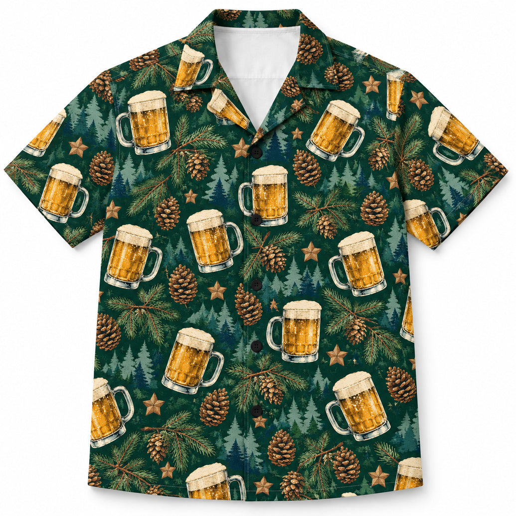 Frosted Pine Tankards Hawaïshirt
