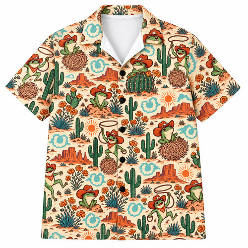 High Noon Hoppin' Frogs Hawaiishirt