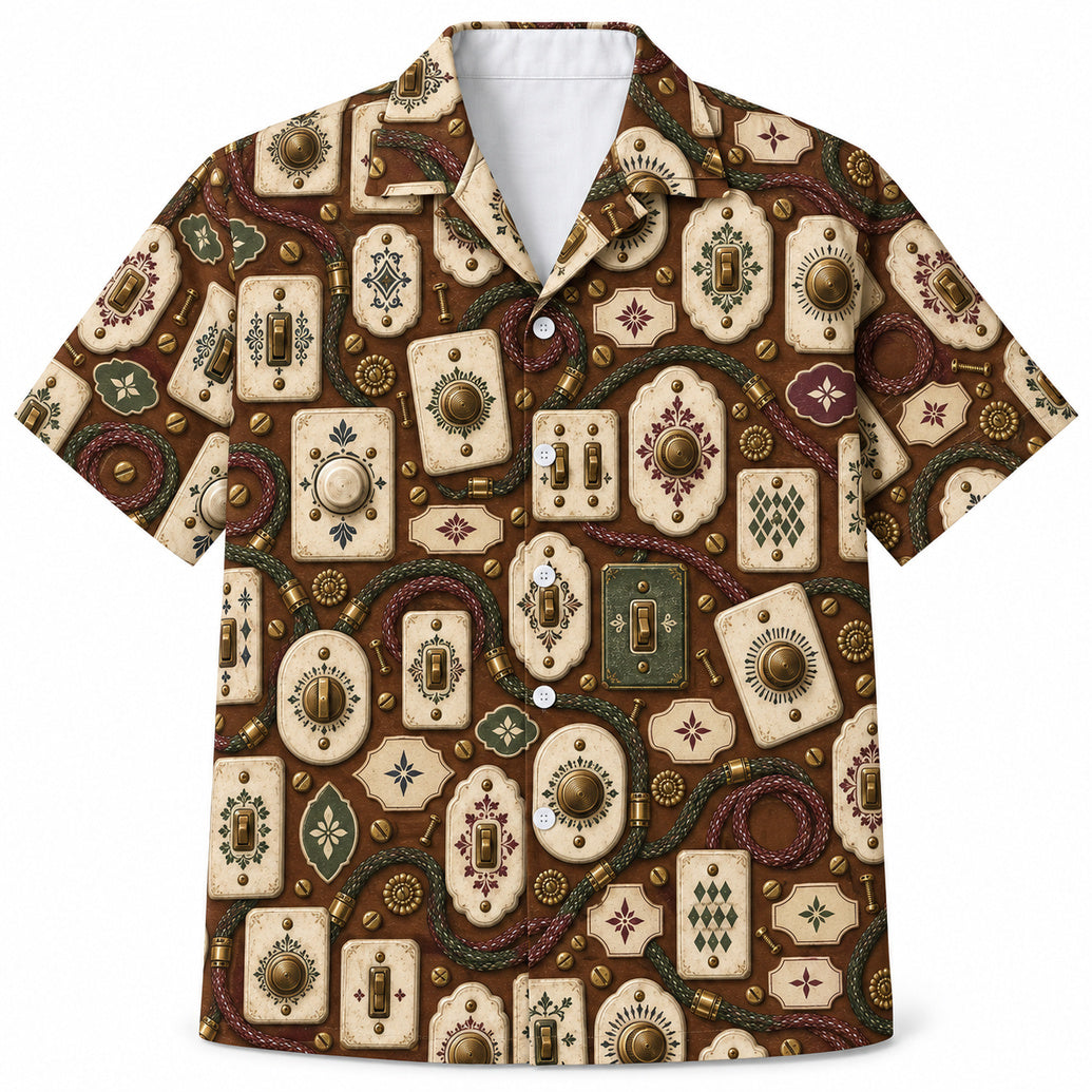 Porcelain Switchboard Social Hawaïshirt