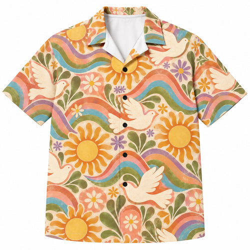 Seventies Dove Daydream Hawaïshirt