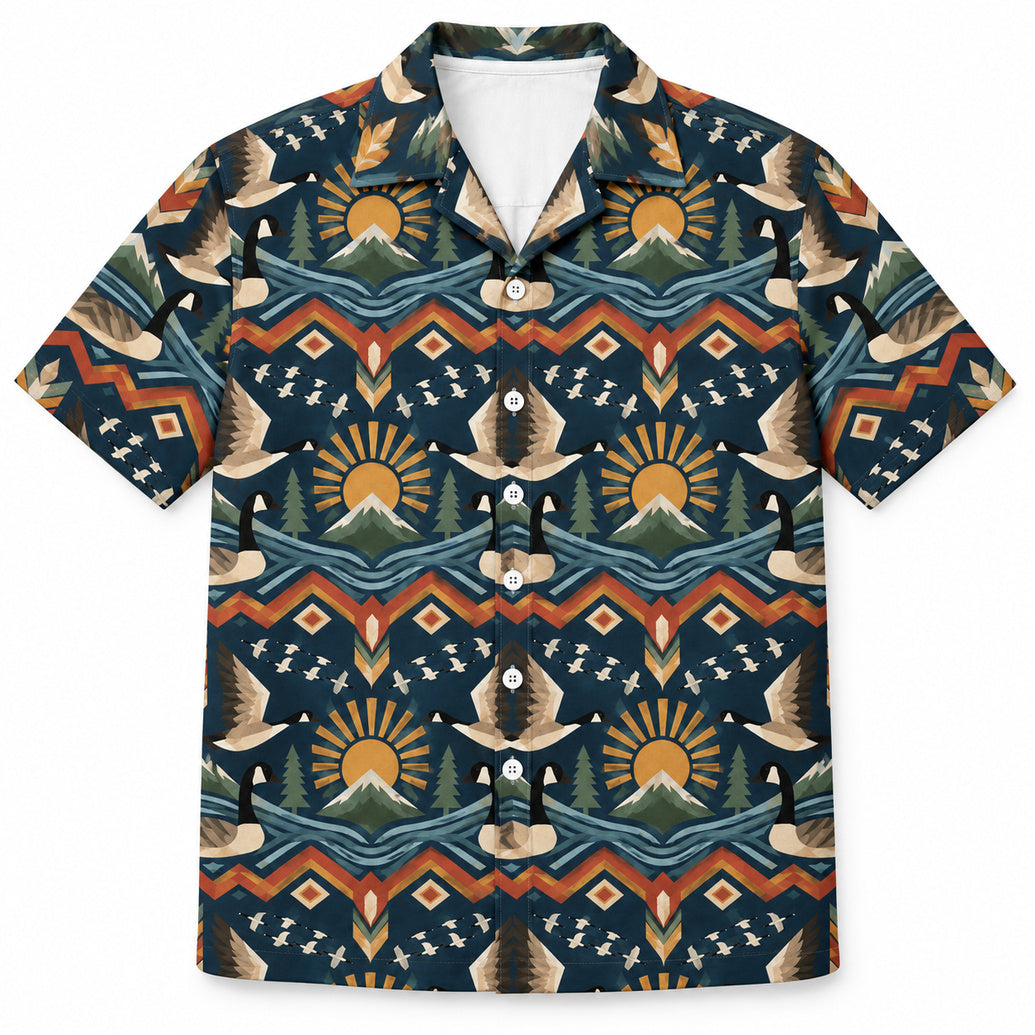 Flyway Feather Weave Hawaiihemd