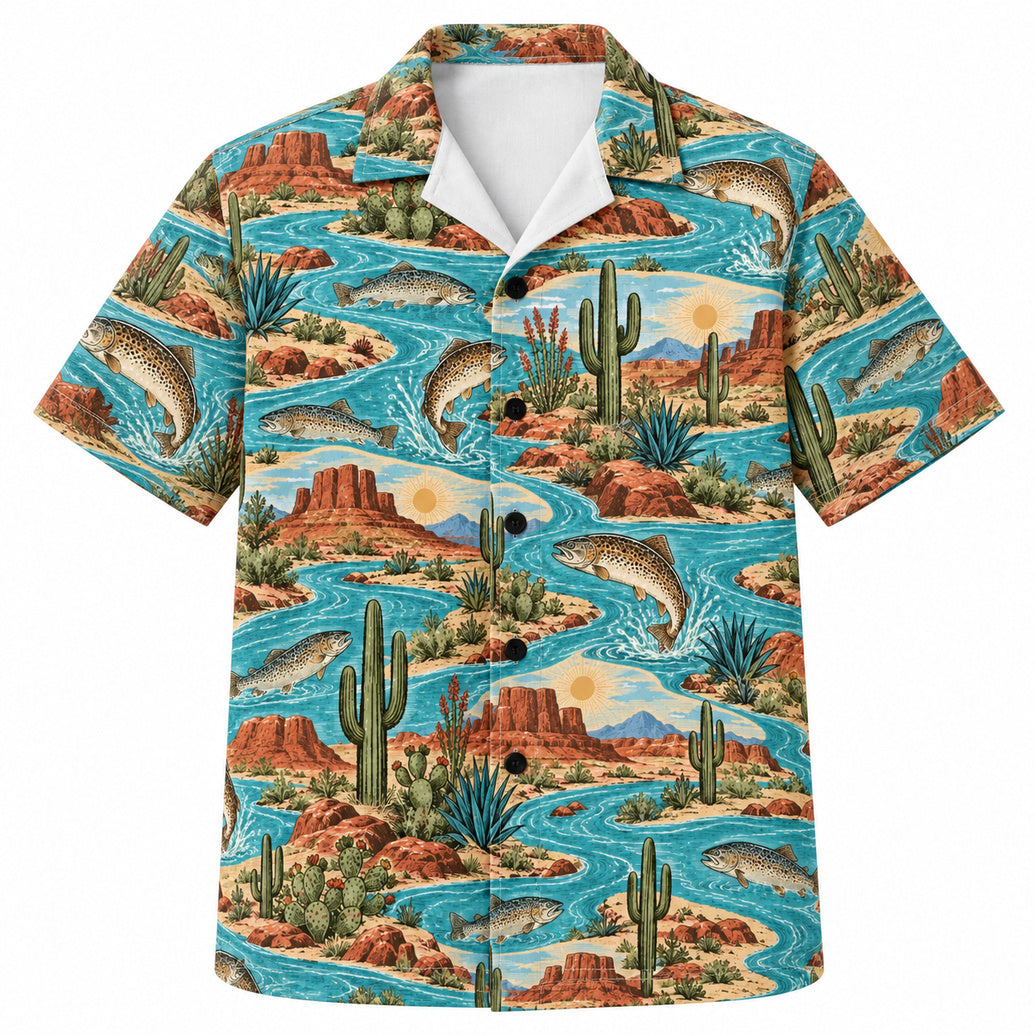 Desert River Trout Trail Hawaïshirt