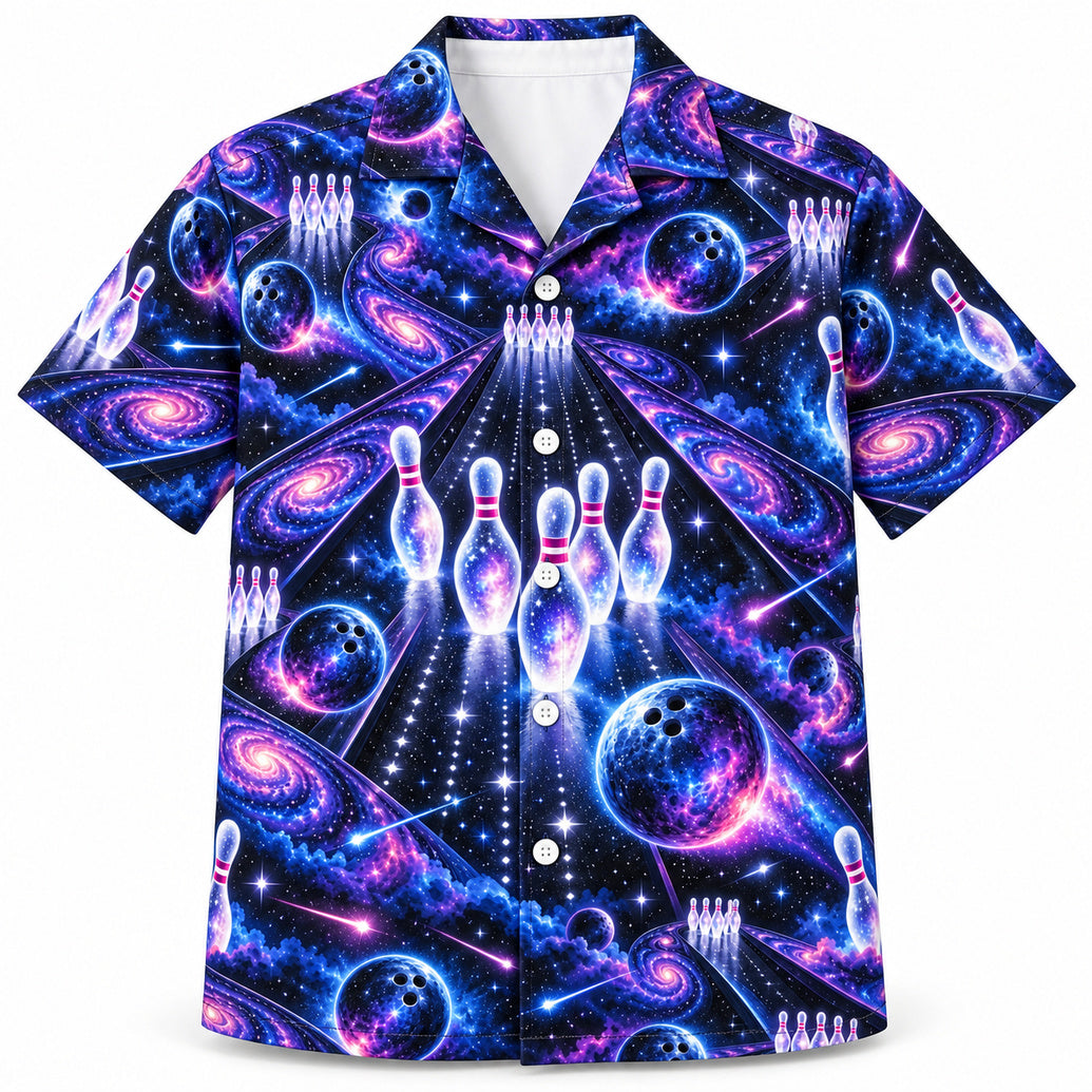 Nebula Night Lanes Hawaïshirt