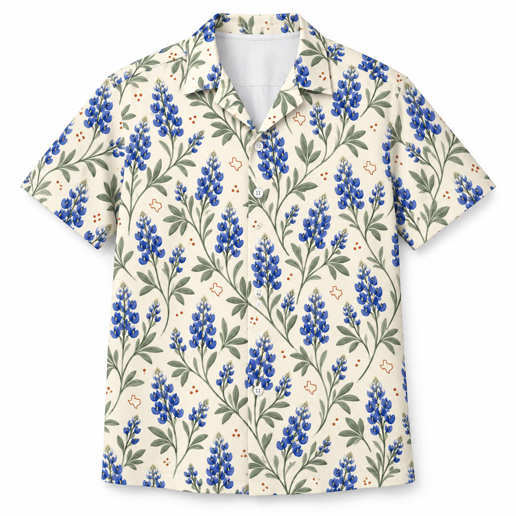 Texas Bluebonnet Breeze Hawaïshirt