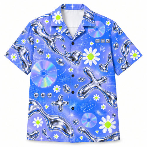 Chrome Daisy Dial-Up Drift Hawaiihemd