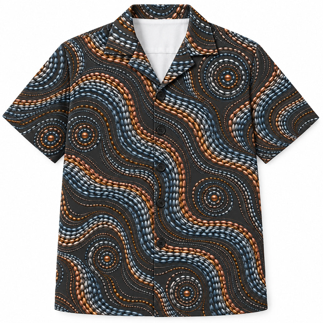 Molten Meander Relief Hawaïshirt