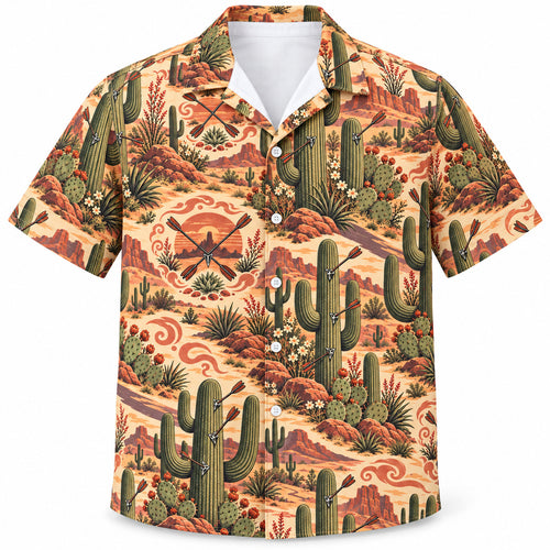 Saguaro Arrowhead Dust Trail Hawaïshirt