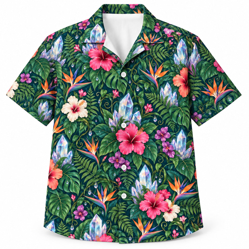Prismatic Rainforest Reliquary Hawaiihemd