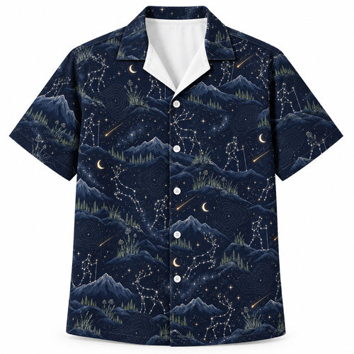 Skyway Stag Constellations Hawaiihemd