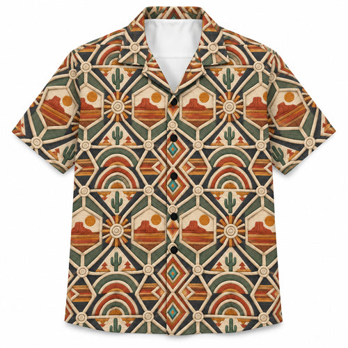 Desert Rope Tessellation Hawaïshirt