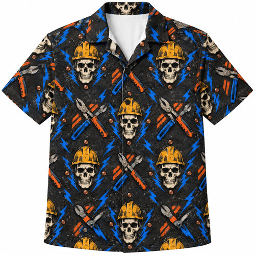 Storm Crew Skullwork Hawaiihemd