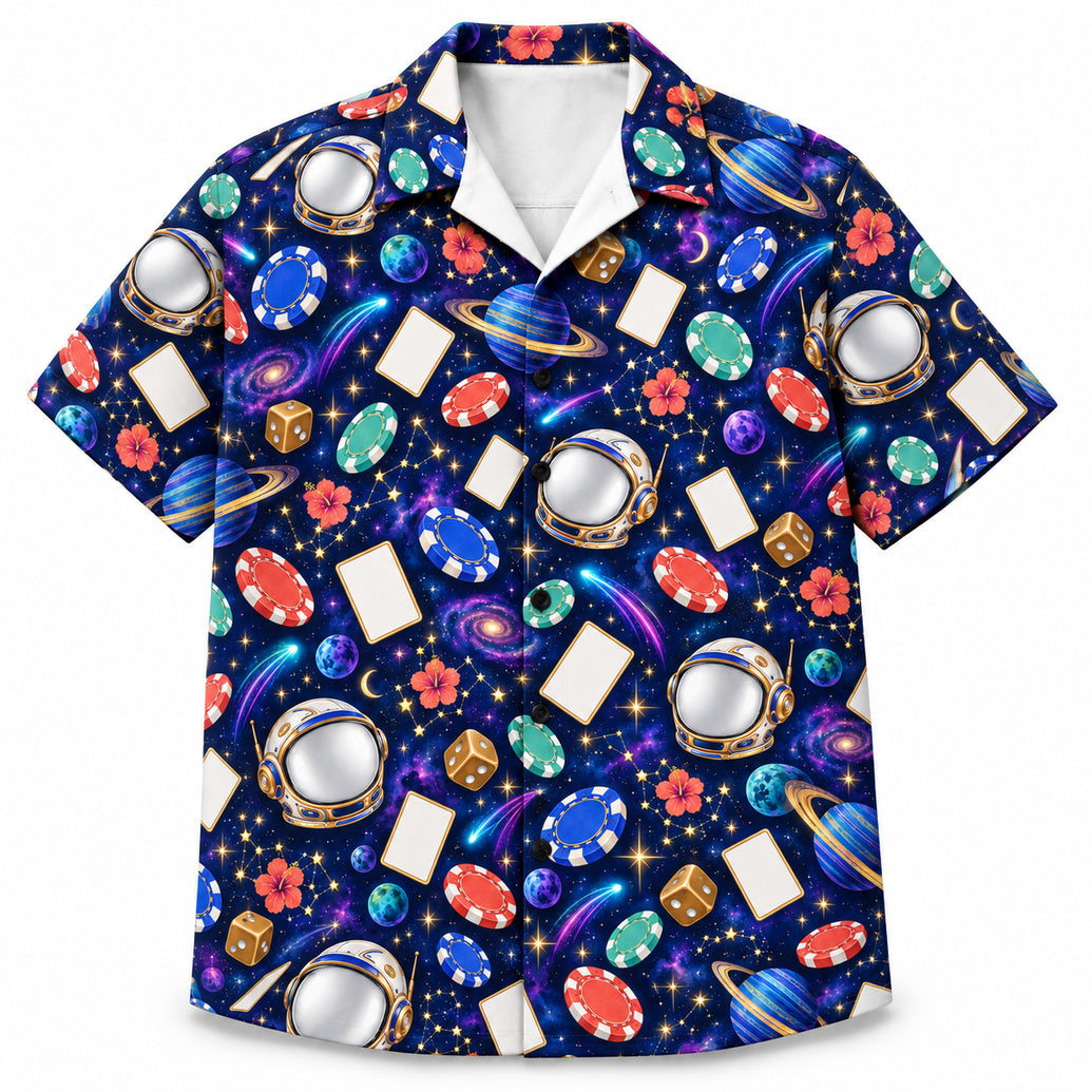 Orbiting Odds & Helmets Hawaiihemd