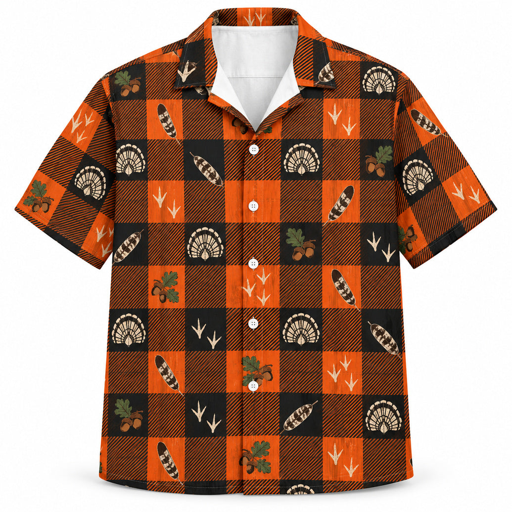 Hawaiihemd Turkey Track Cabin Plaid