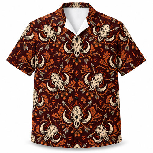 Iron Boar Arrow Crest Hawaiian Shirt