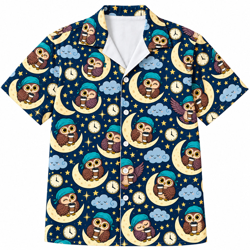 Owl Be Up All Night Hawaïshirt