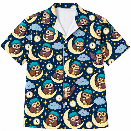 Owl Be Up All Night Hawaïshirt