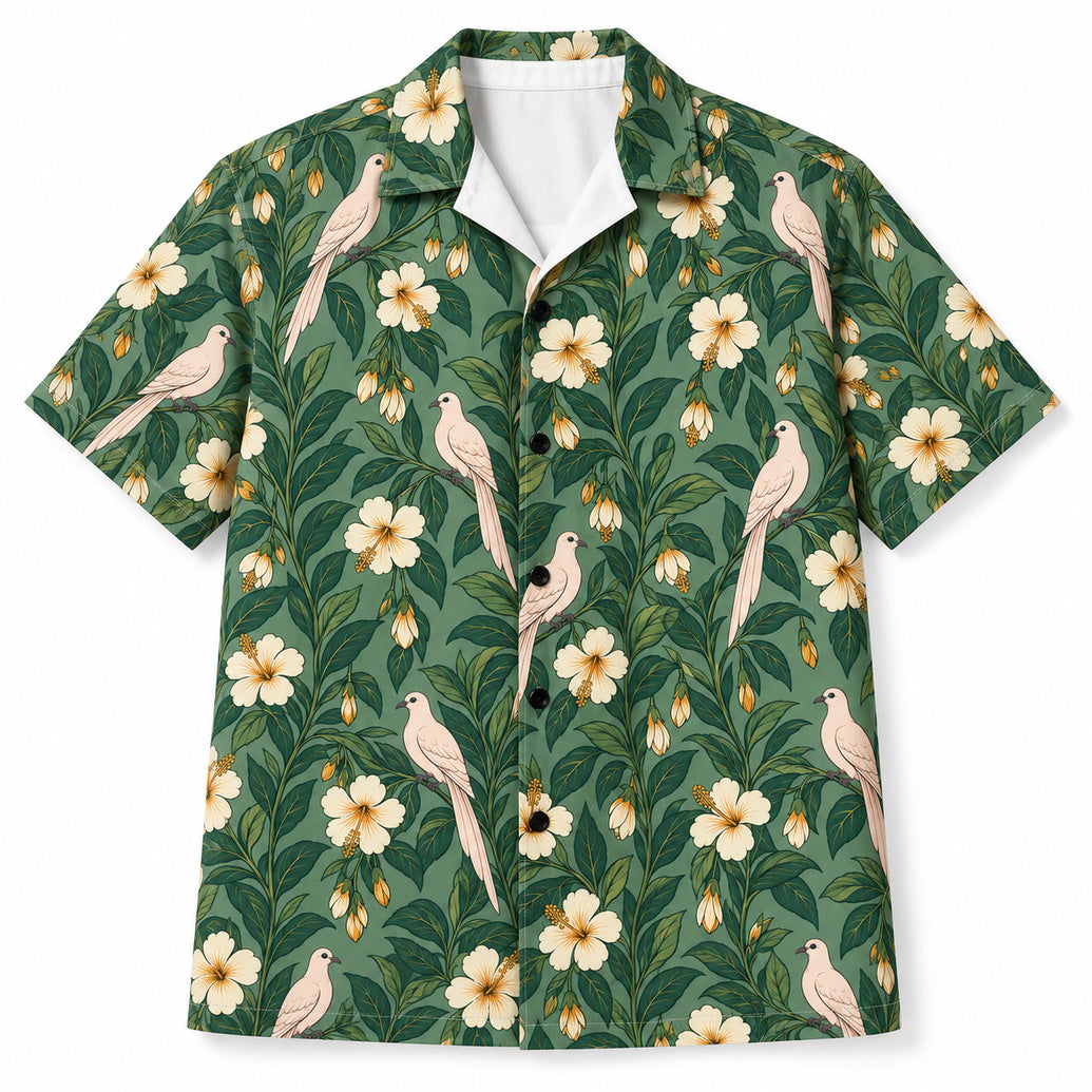 Dove Trellis Rhythm Hawaïshirt