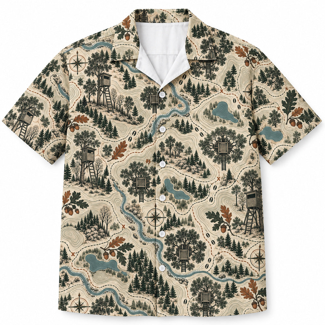 Hawaiihemd Contour Canopy Scout Grid