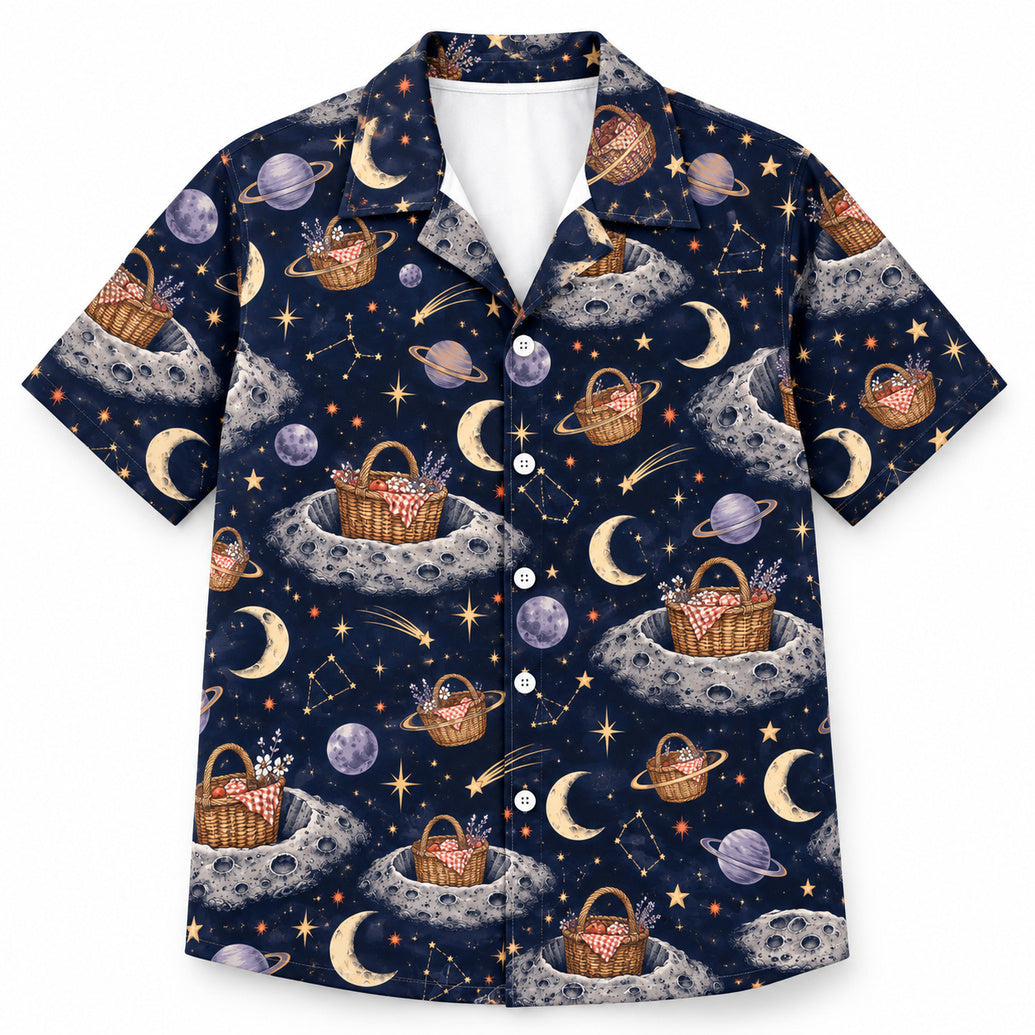 Moon Basket Orbit Hawaiihemd