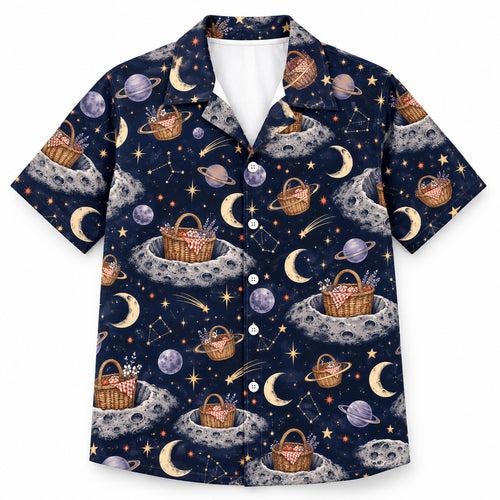 Moon Basket Orbit Hawaiihemd