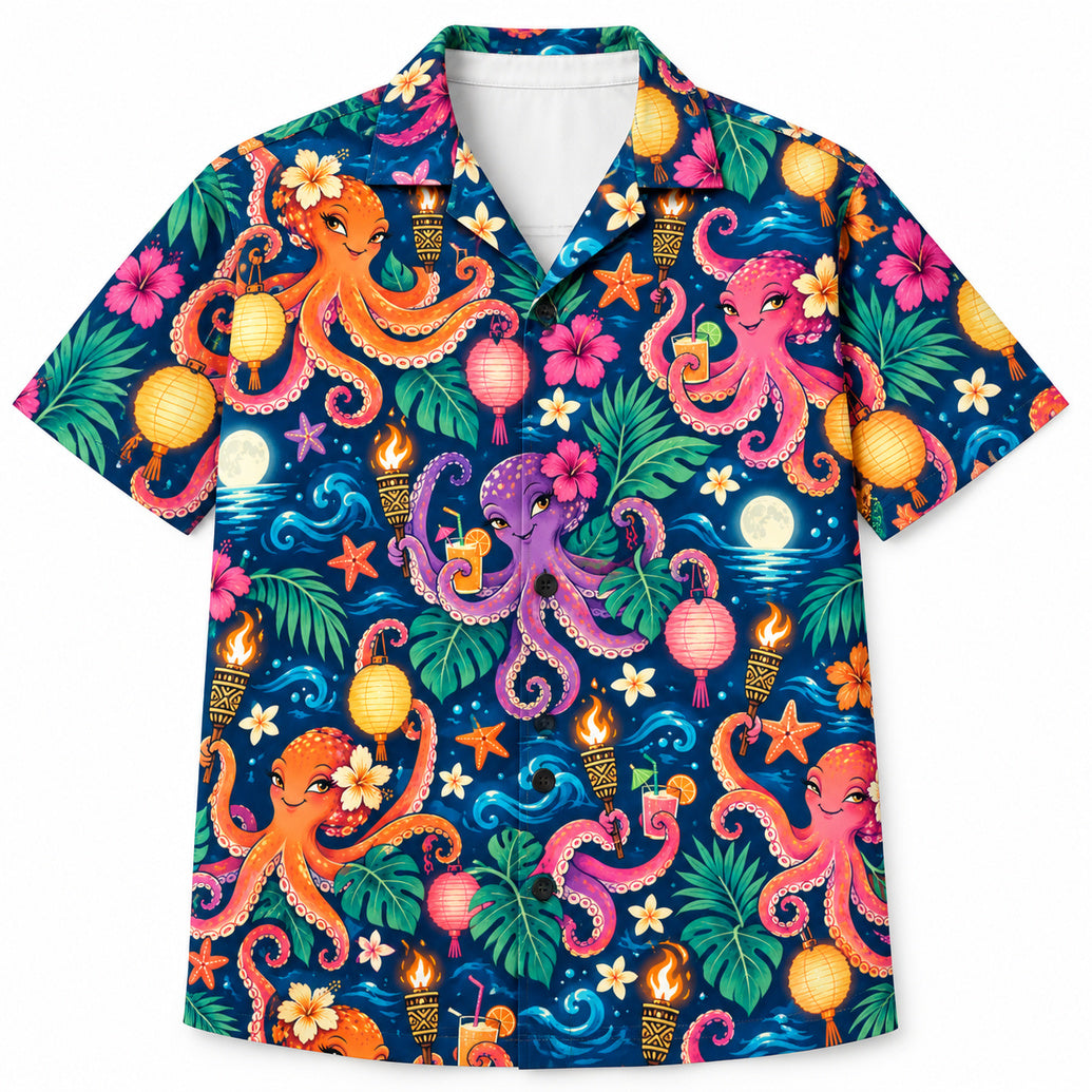 Hawaiihemd „Eight Arms After Dark“