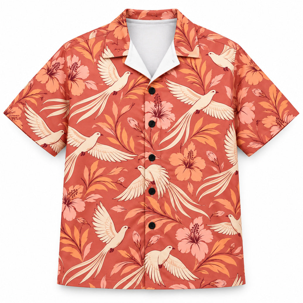 Sunset Dove Flight Hawaïshirt