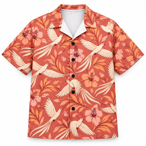 Sunset Dove Flight Hawaïshirt