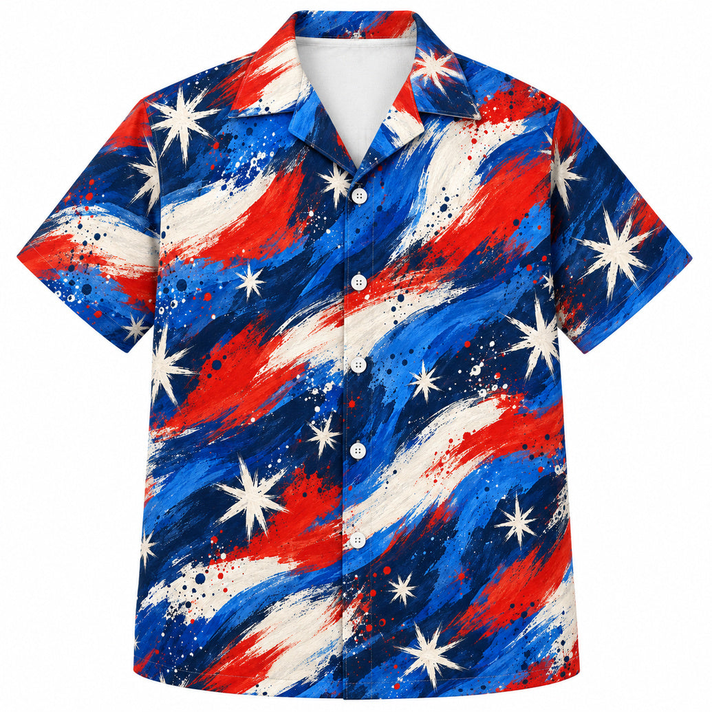 Brushstroke Union Drift Hawaiihemd