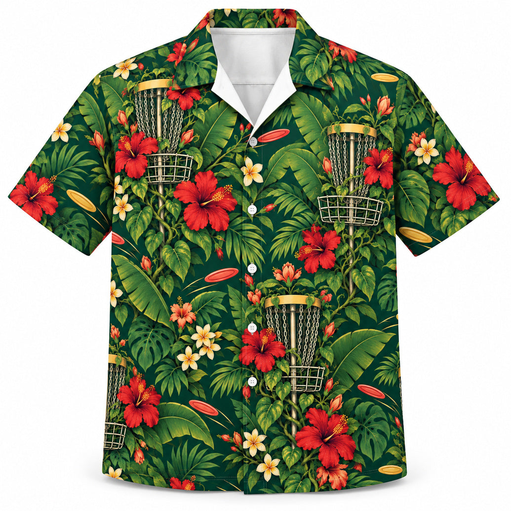 Hawaiihemd „Hibiscus Basket Garden“