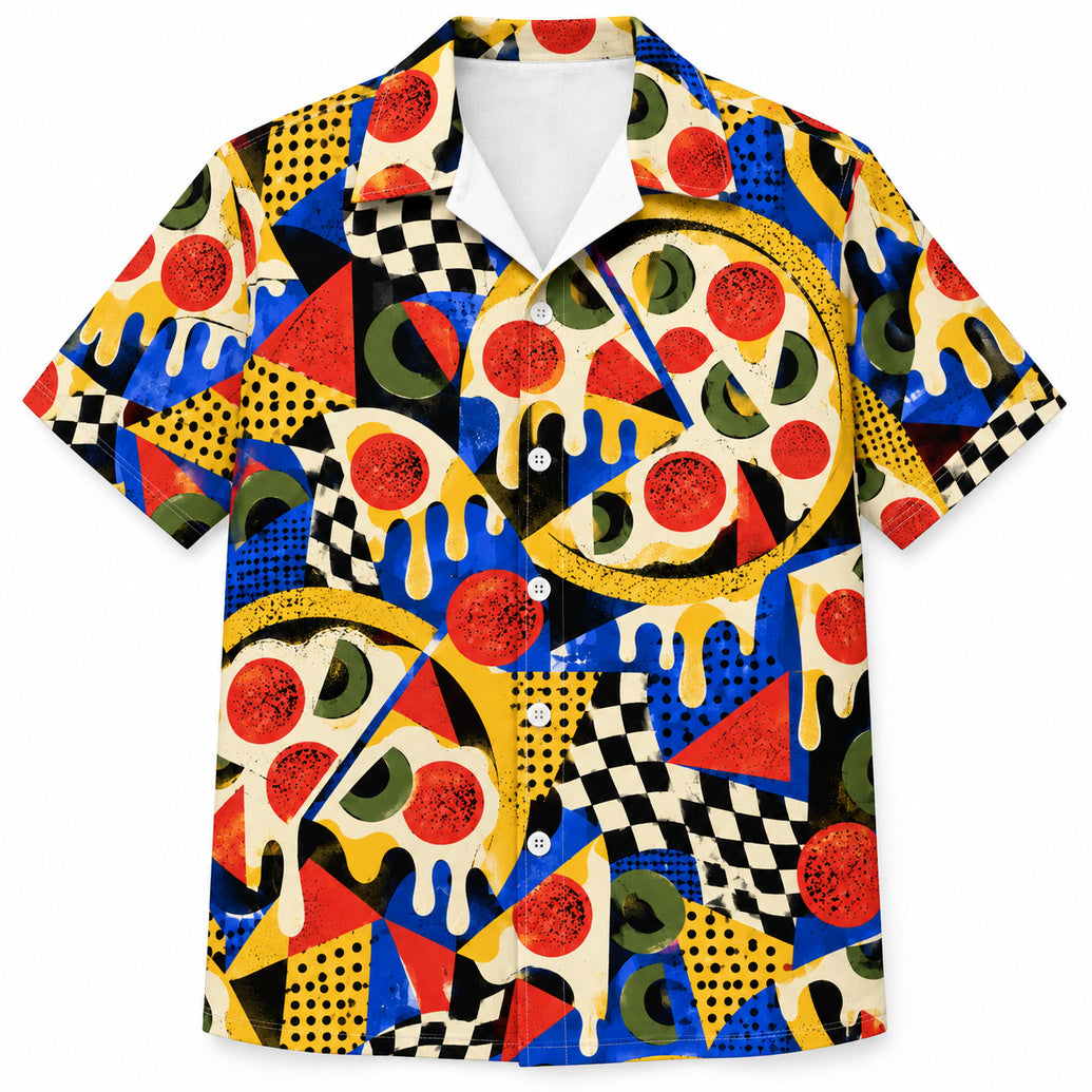 Melted Mosaic Pizzeria Hawaïshirt