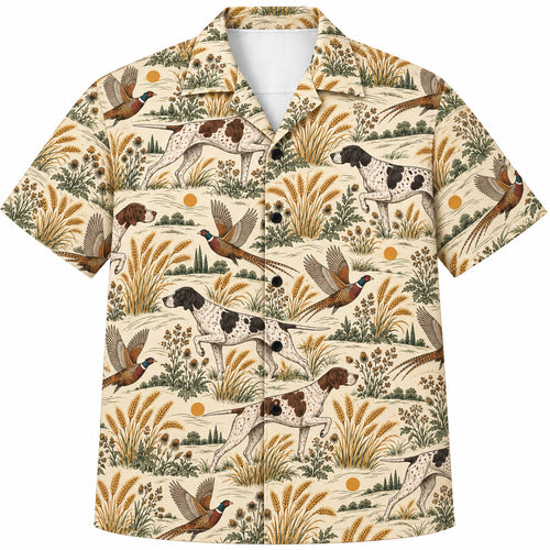 Pheasant Point Prairie Hawaiian Shirt