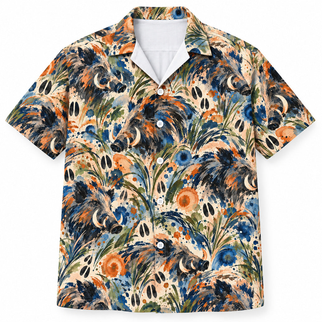Inkstorm Boar Forms Hawaiian Shirt