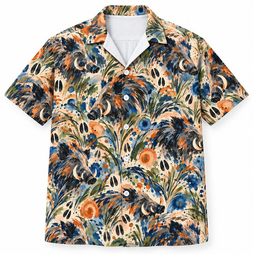 Inkstorm Boar Forms Hawaiian Shirt