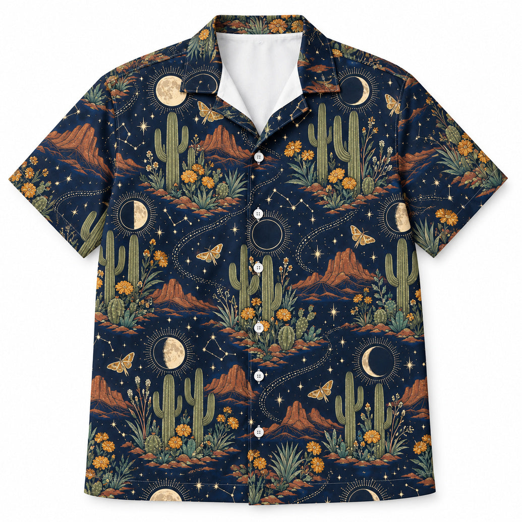 Saguaro Moonwheel Hawaiihemd