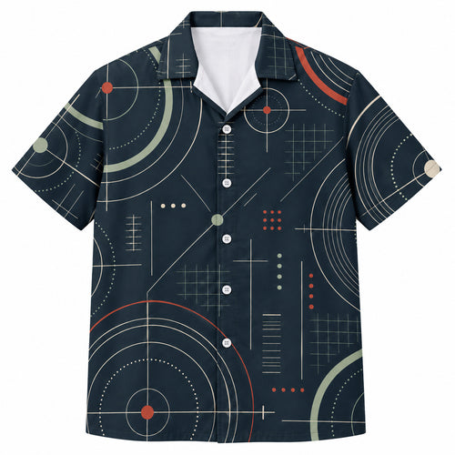 Orbit Sight Geometry Hawaiian Shirt